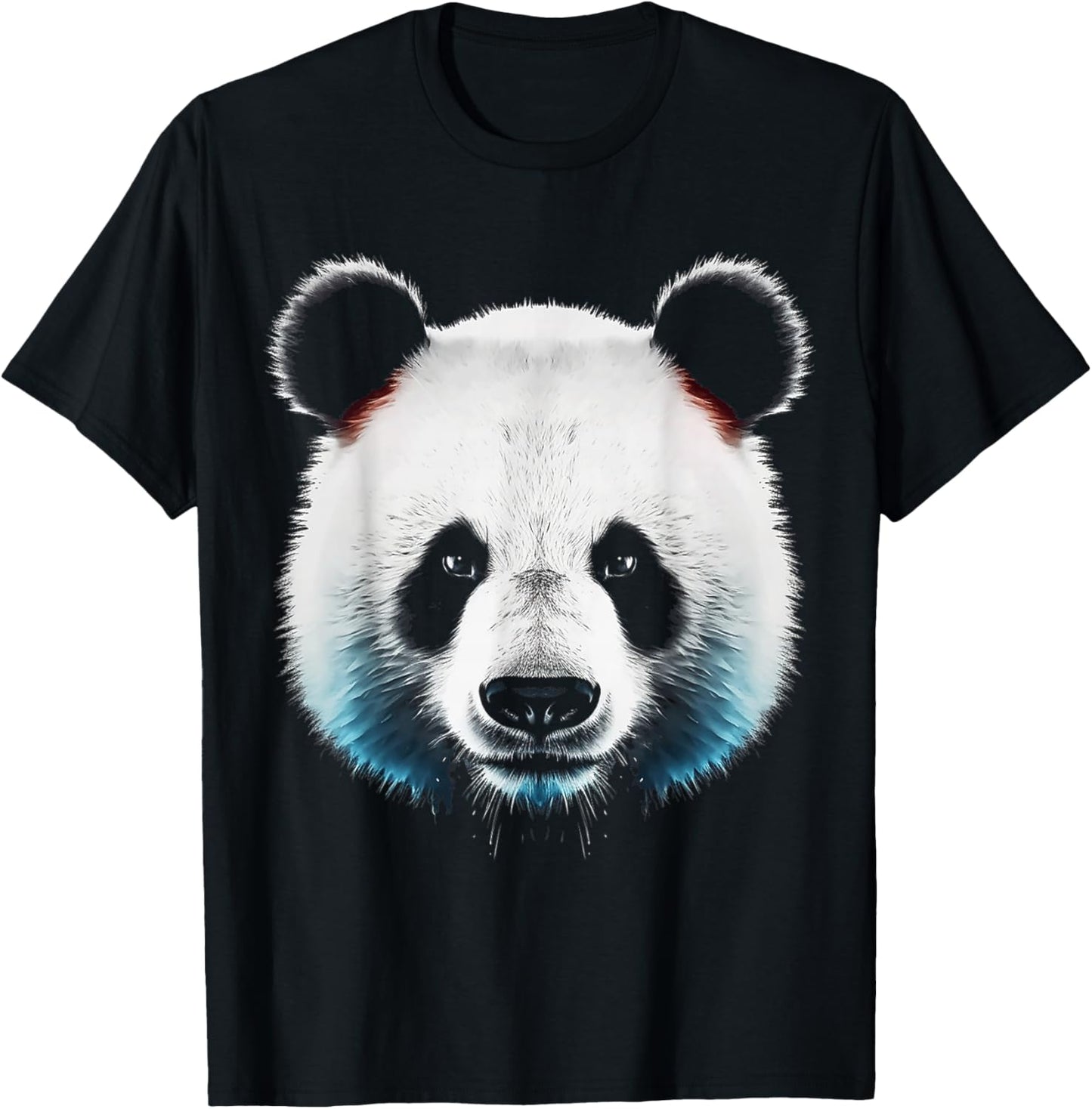 Panda Illustration Art Animal Love Graphic Panda T-Shirt - T-Shirt | Black