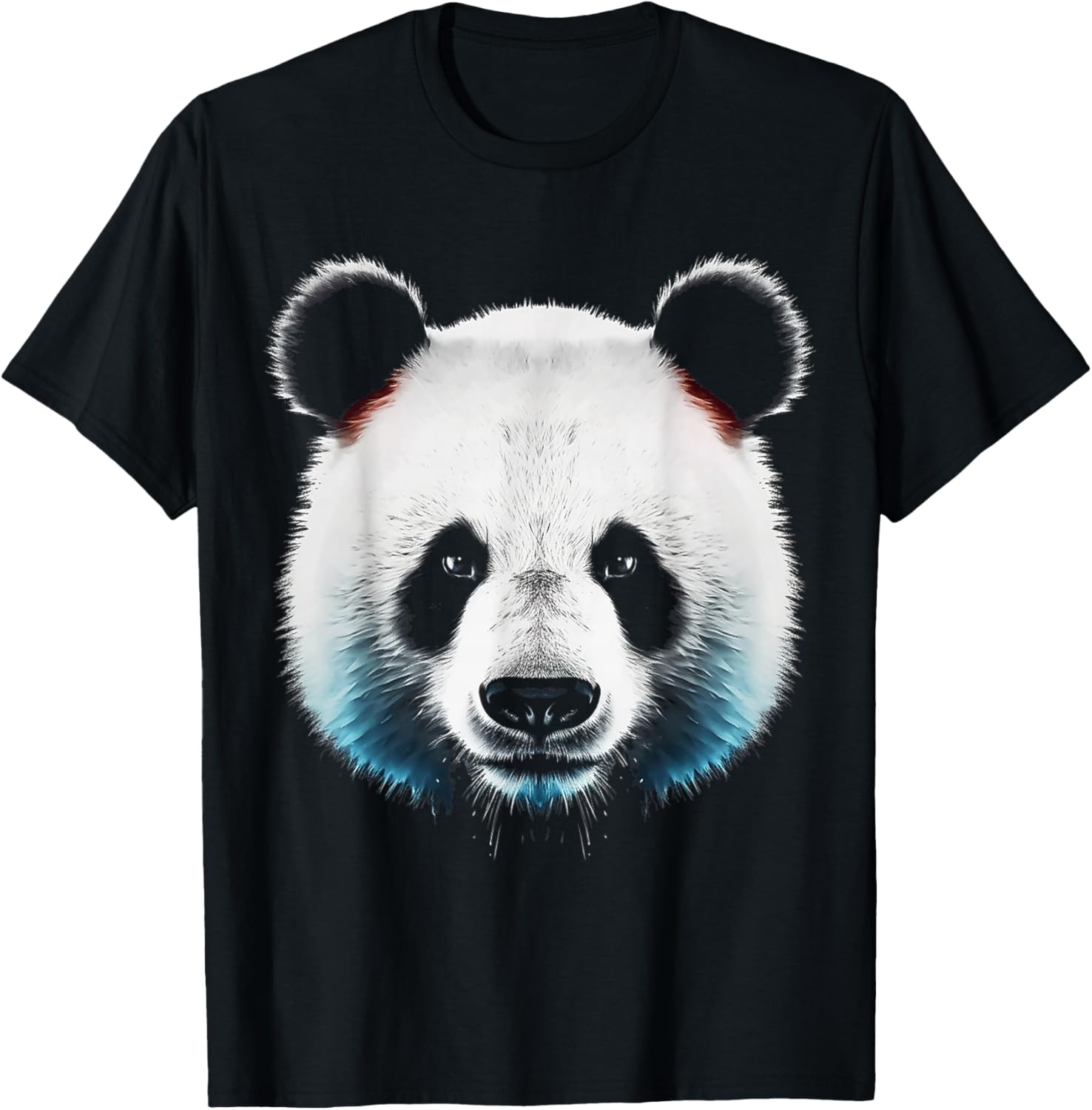 Panda Illustration Art Animal Love Graphic Panda T-Shirt - T-Shirt | Black