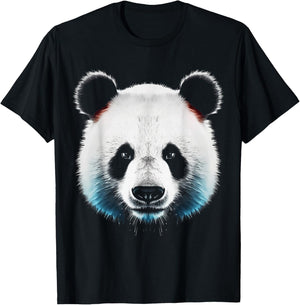 Panda Illustration Art Animal Love Graphic Panda T-Shirt - T-Shirt | Black