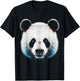 Panda Illustration Art Animal Love Graphic Panda T-Shirt - T-Shirt | Black