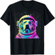 Space Dog: Labrador Astronaut Adventure Colorful Galaxy T-Shirt - T-Shirt | Black