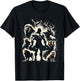 Body Builder Wild Animals Vintage Weightlifting Workout Gym T-Shirt - T-Shirt | Black