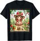 Cute Life Is Sweet Strawberry Cake Vintage Berry Garden T-Shirt - T-Shirt | Black