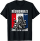 Réunionnais Biker Humour Man Reunion Island , Black, S T-Shirt - T-Shirt | Black