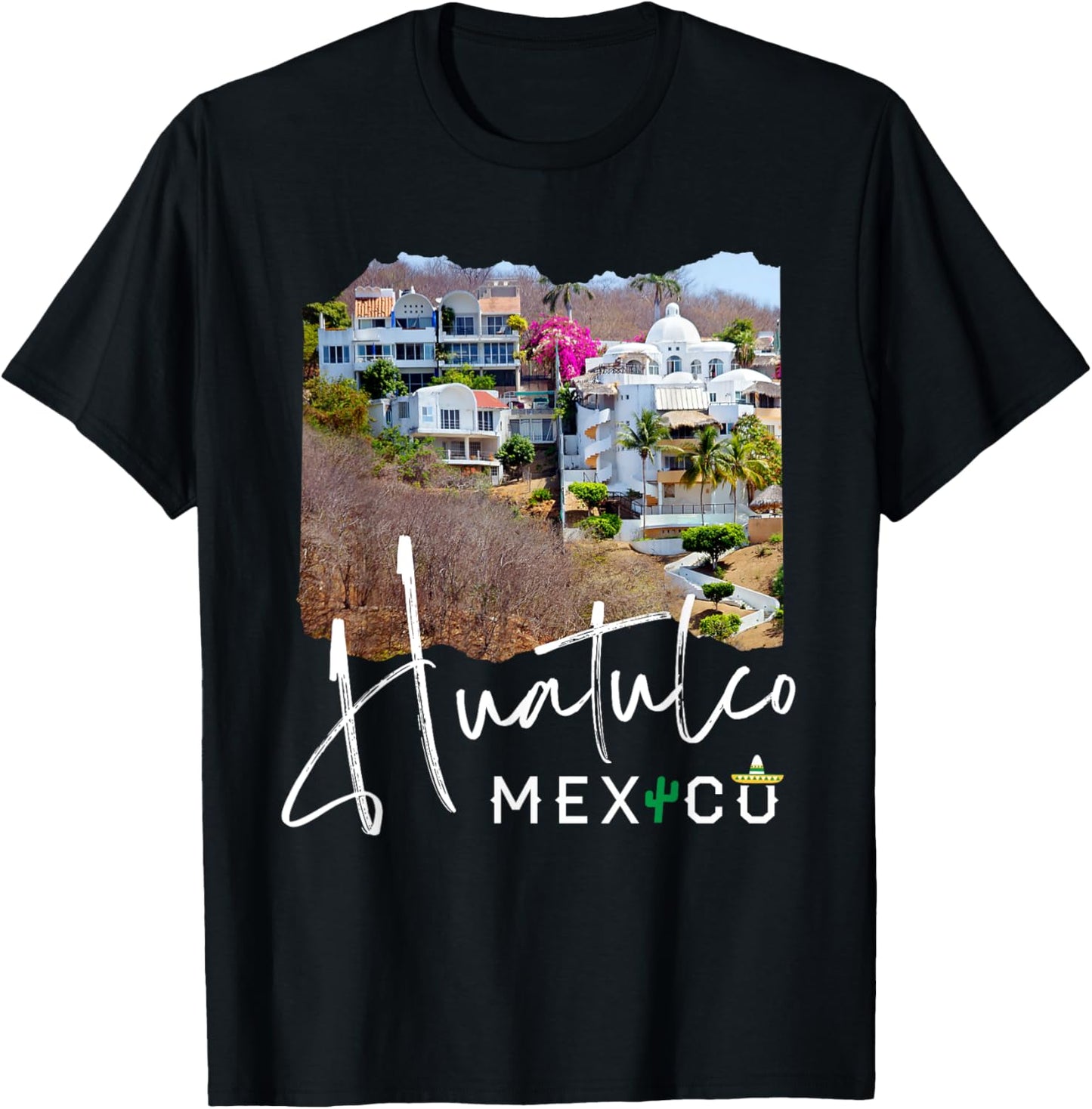 Huatulco Mexico Souvenir / Huatulco T-Shirt - T-Shirt | Black