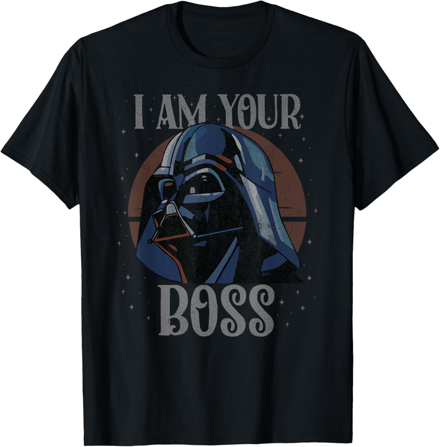 Star Wars Darth Vader I Am Your Boss Retro Quote Funny Gift T-Shirt - T-Shirt | Black