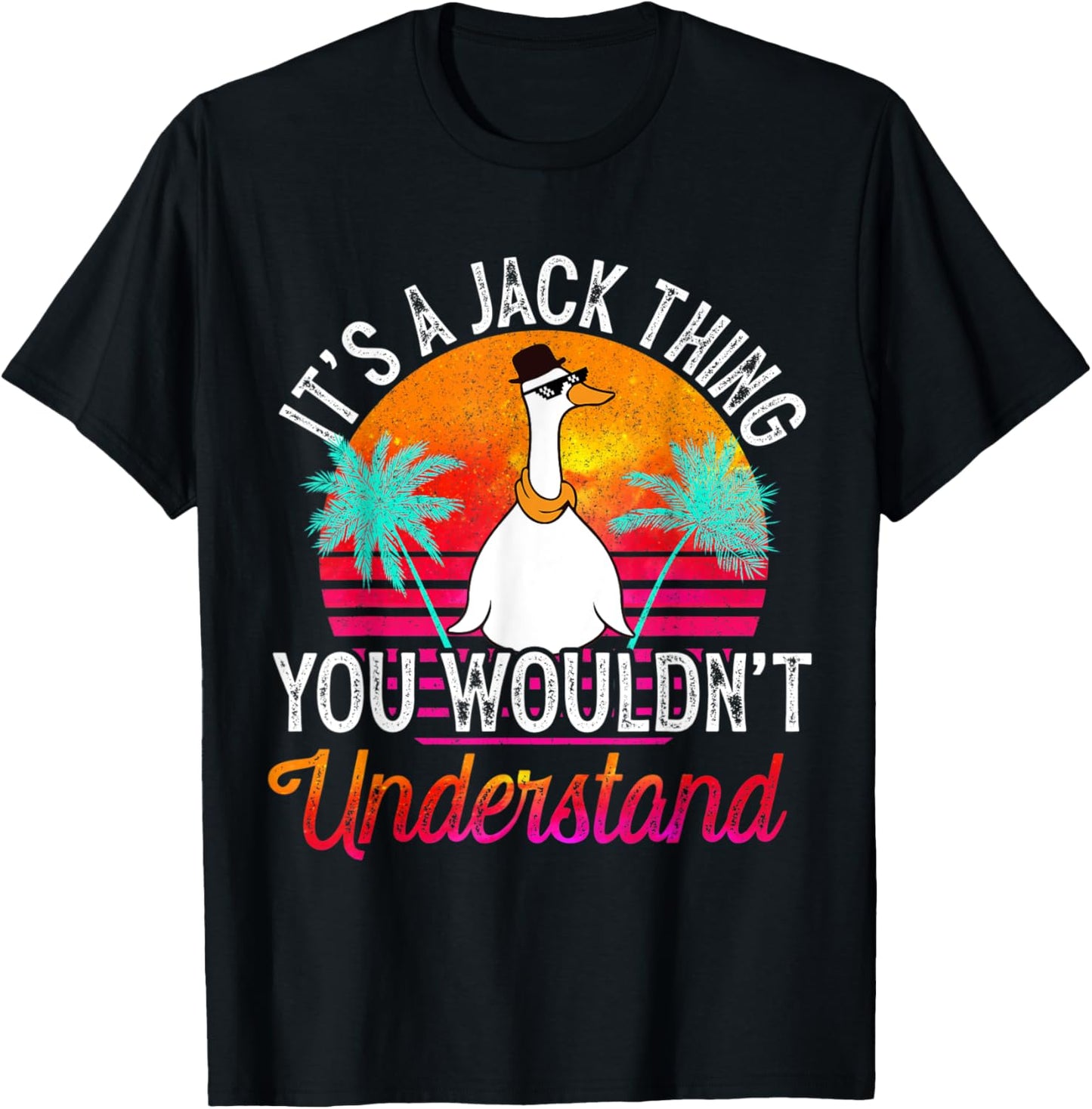 It's A Jack Thing You Wouldn't Understand Funny Jack Name T-Shirt - T-Shirt | Black