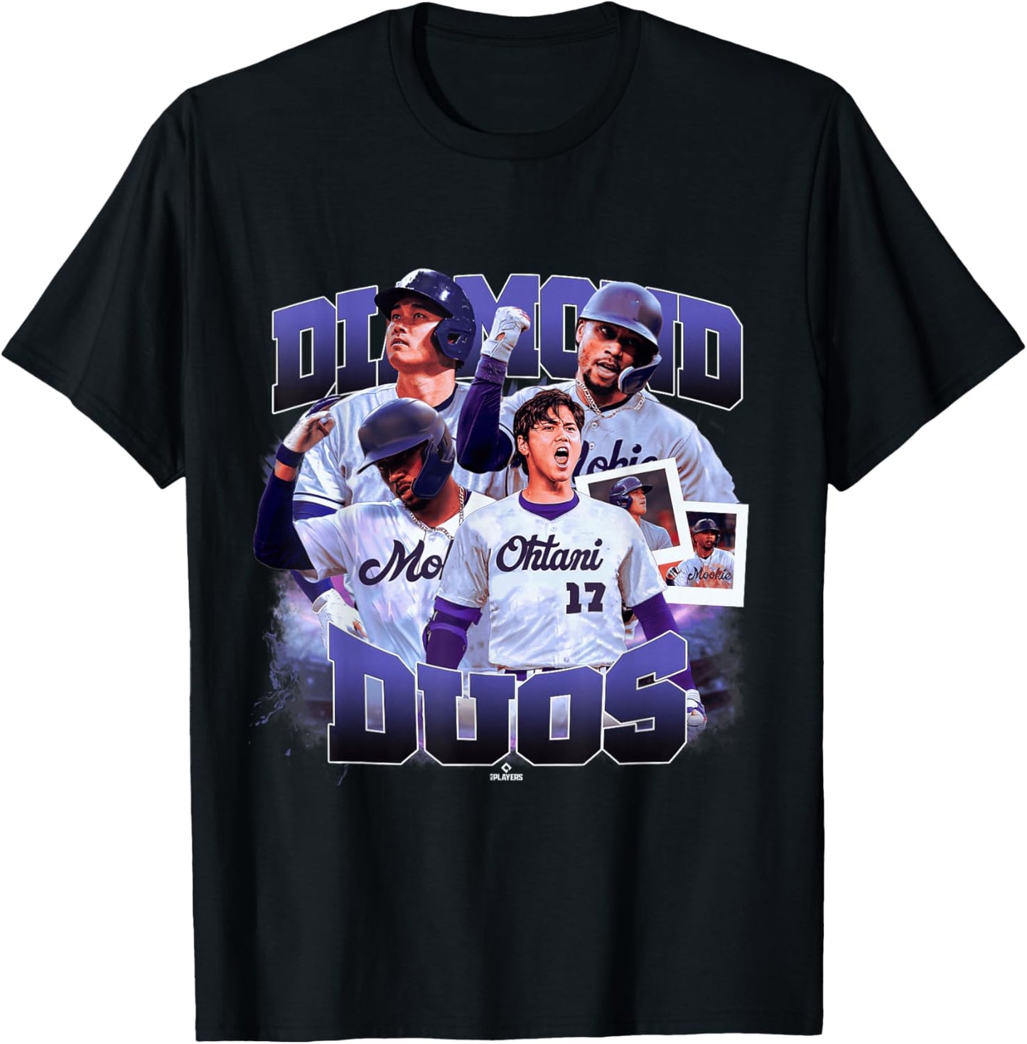 Mookie Betts & Shohei Ohtani | LA Duos | MLBDDUO4002 T-Shirt - T-Shirt | Black