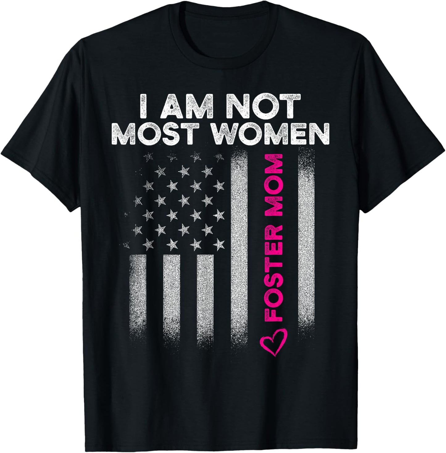 Foster Parent Mom Most Women Foster Care T-Shirt - T-Shirt | Black