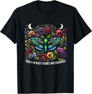 Butterfly There Is No Beauty Without Some Strangeness Woman T-Shirt - T-Shirt | Black
