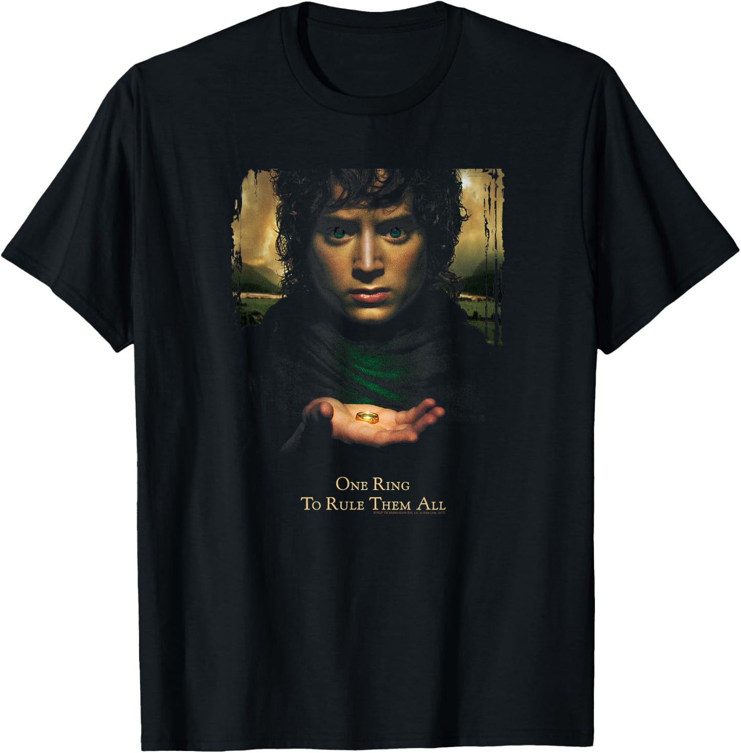 Lord of the Rings Frodo One Ring T-Shirt - T-Shirt | Black