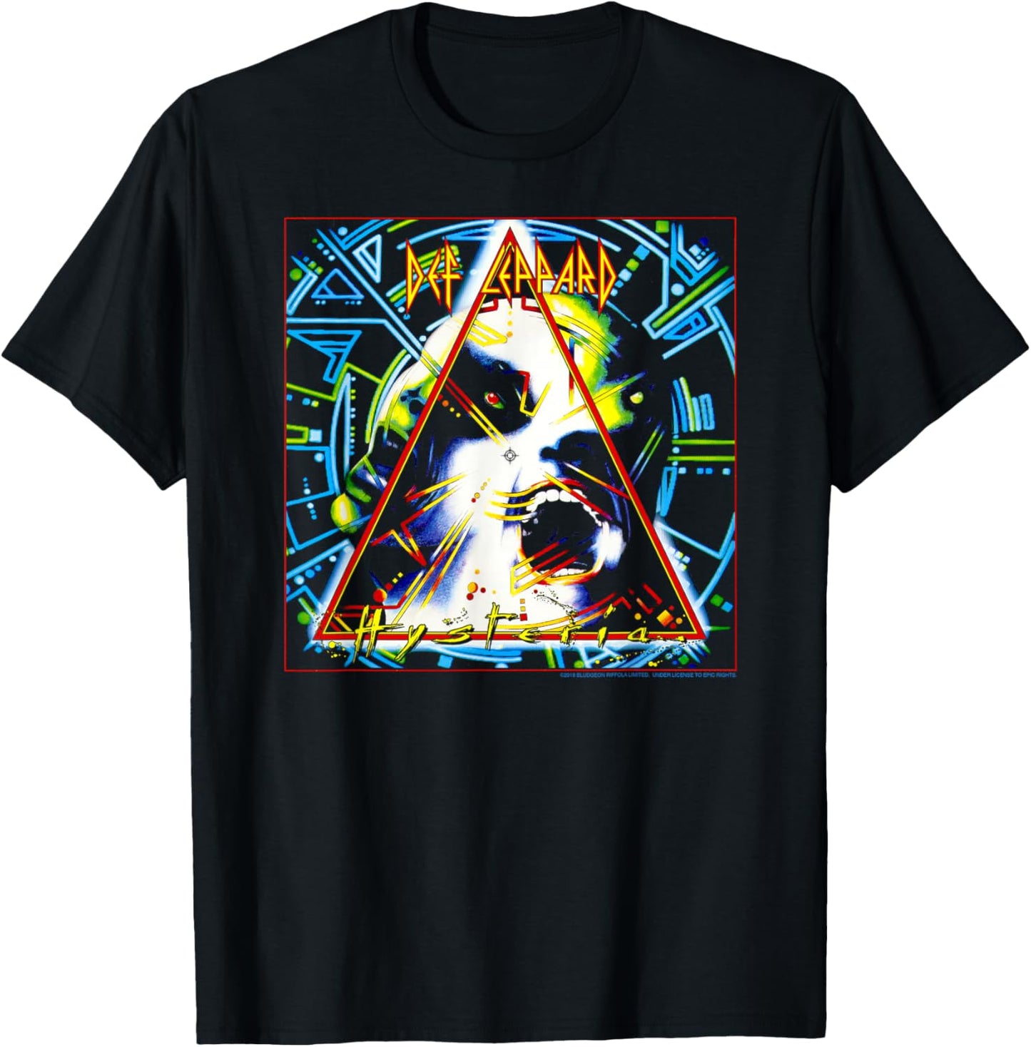 Def Leppard - Hysteria T-Shirt - T-Shirt | Black