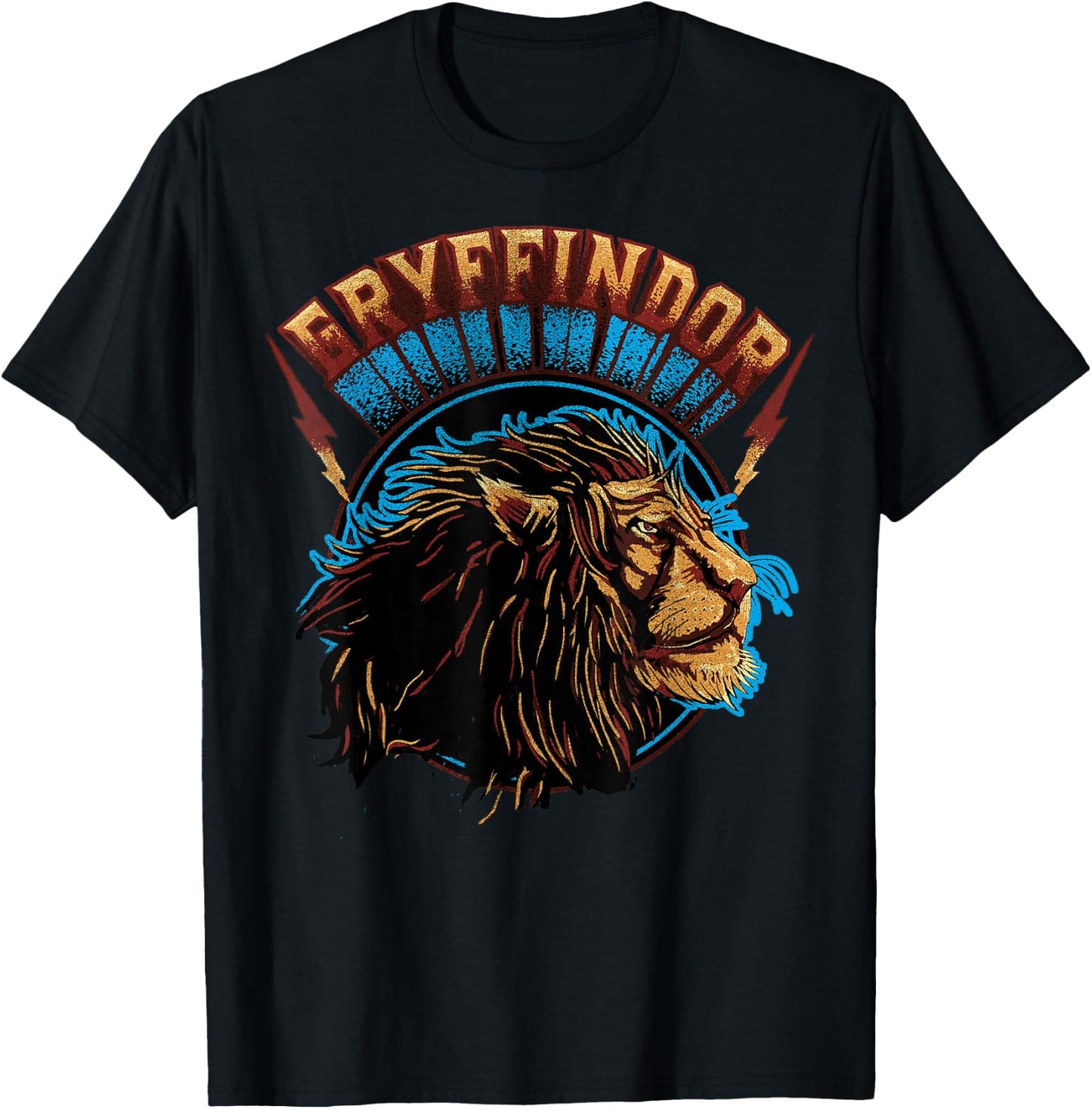 Harry Potter Gryffindor Lion Rock T-Shirt - T-Shirt | Black