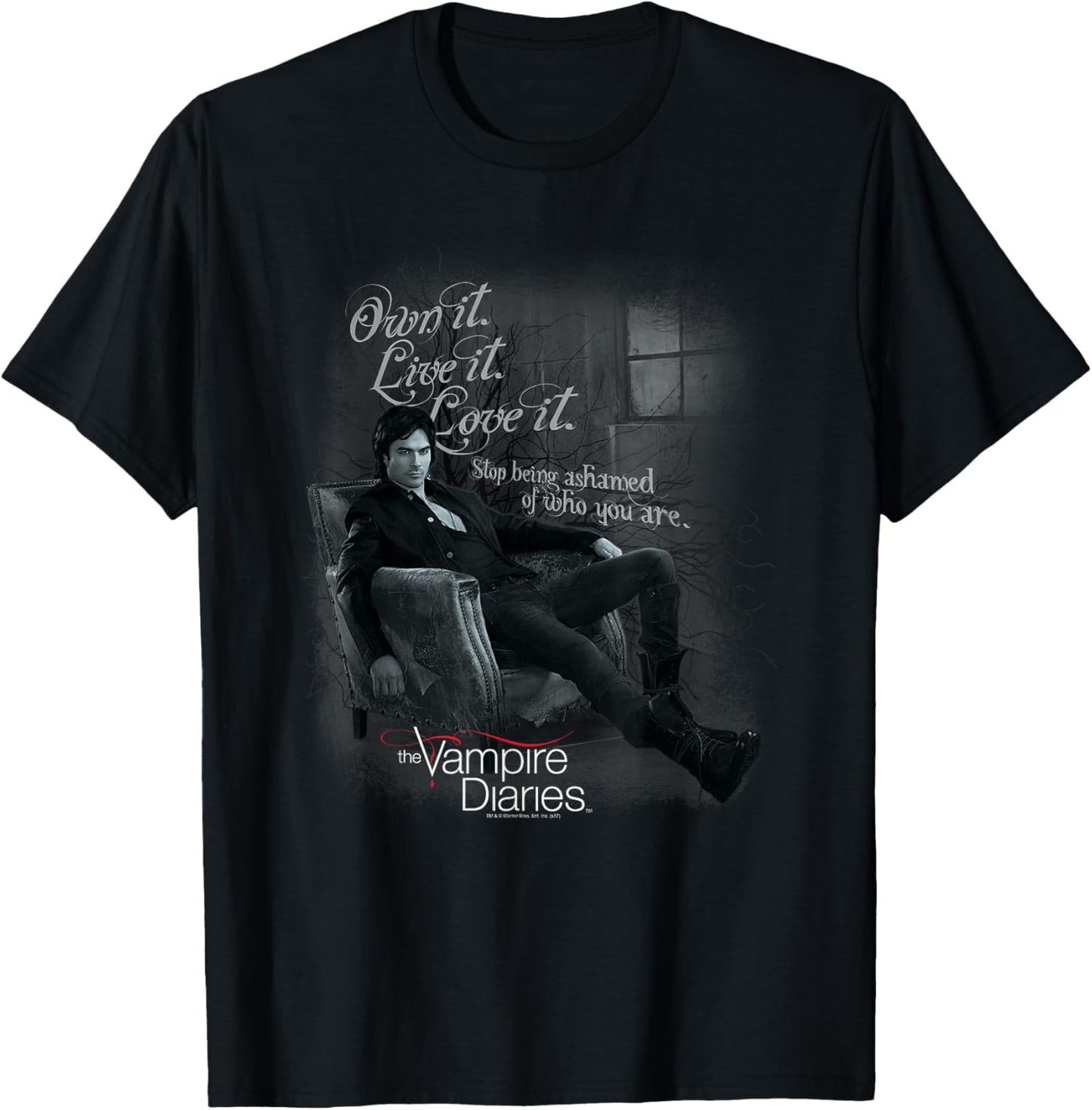The Vampire Diaries Be Yourself T-Shirt - T-Shirt | Black
