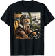Vintage Cat Pilot - Cat pilots a cool fighter plane. T-Shirt - T-Shirt | Black