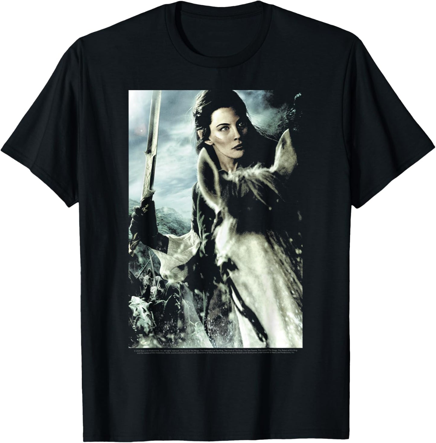 The Lord Of The Rings Arwen Poster T-Shirt - T-Shirt | Black
