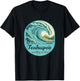 Teahupoo Surfing French Polynesia Tahiti Teahupo'o Souvenir T-Shirt - T-Shirt | Black
