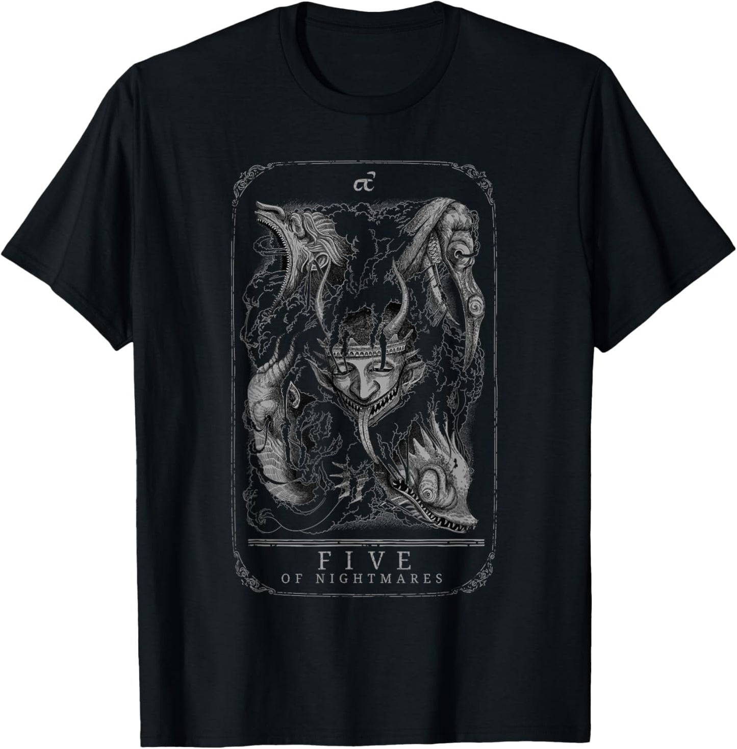 Hunt: Showdown 5th Anniversary Five of Nightmares T-Shirt - T-Shirt | Black