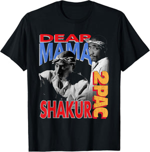 Official Tupac Dear Mama 2PAC T-Shirt - T-Shirt | Black