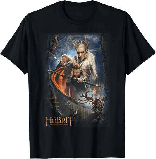 Hobbit Thranduil's Realm T-Shirt - T-Shirt | Black