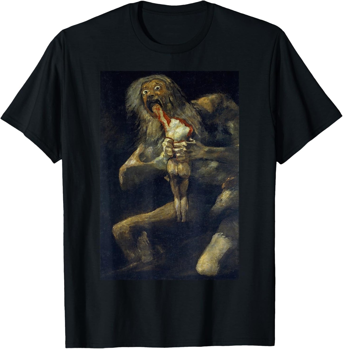 Famous Renaissance Painting Illustration T-Shirt - T-Shirt | Black