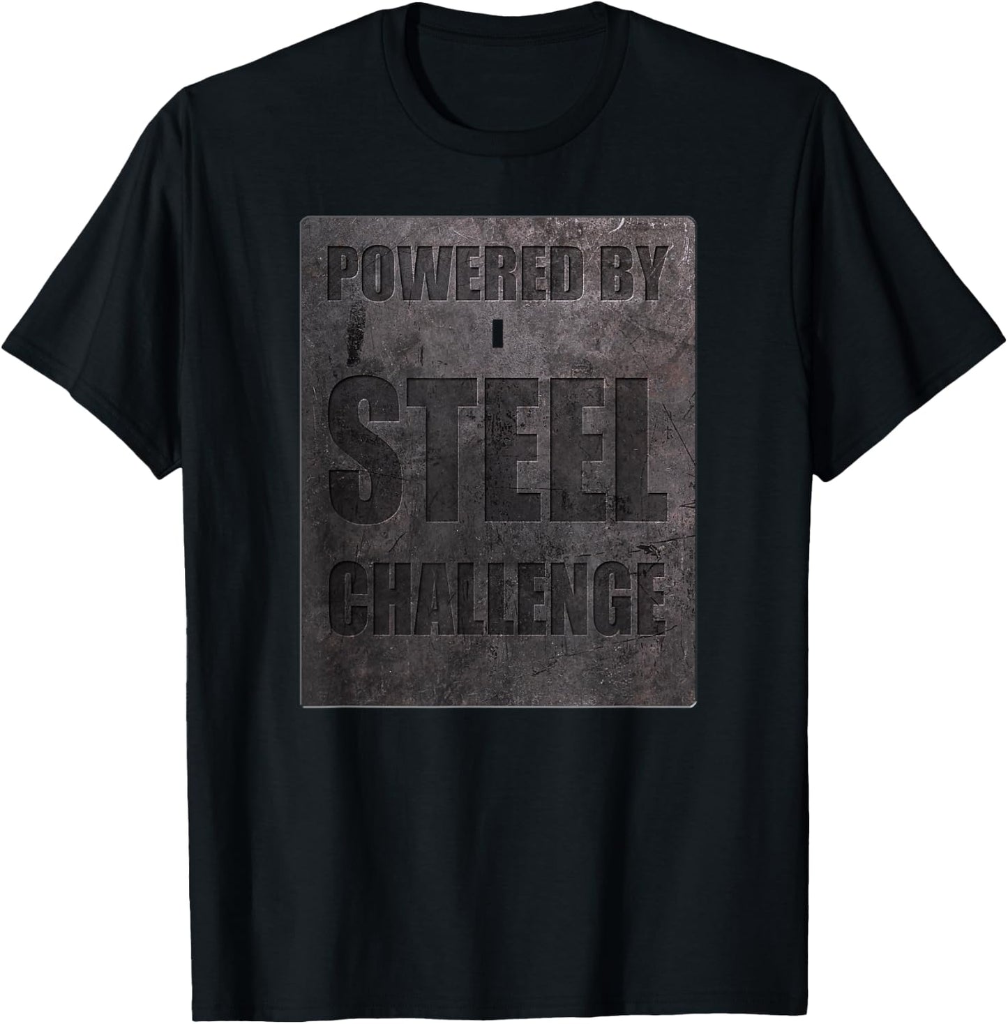 Powered By Steel Challenge - Gun Owner Speed Shooting Sports T-Shirt - T-Shirt | Black