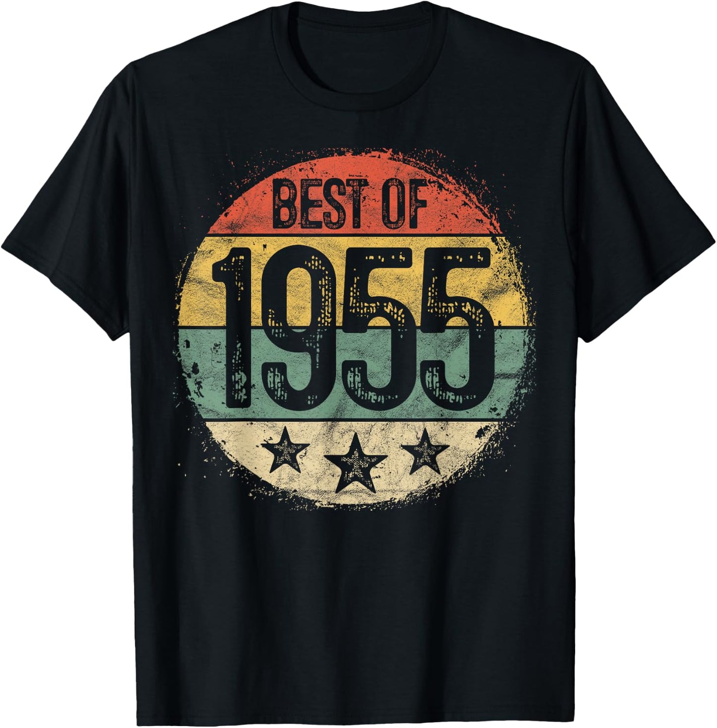 Best Of 1955 70th Birthday Gifts Women 70 Year Old T-Shirt - T-Shirt | Black
