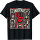 Native American Indigenous Red Hand Indian Blood Themed T-Shirt - T-Shirt | Black
