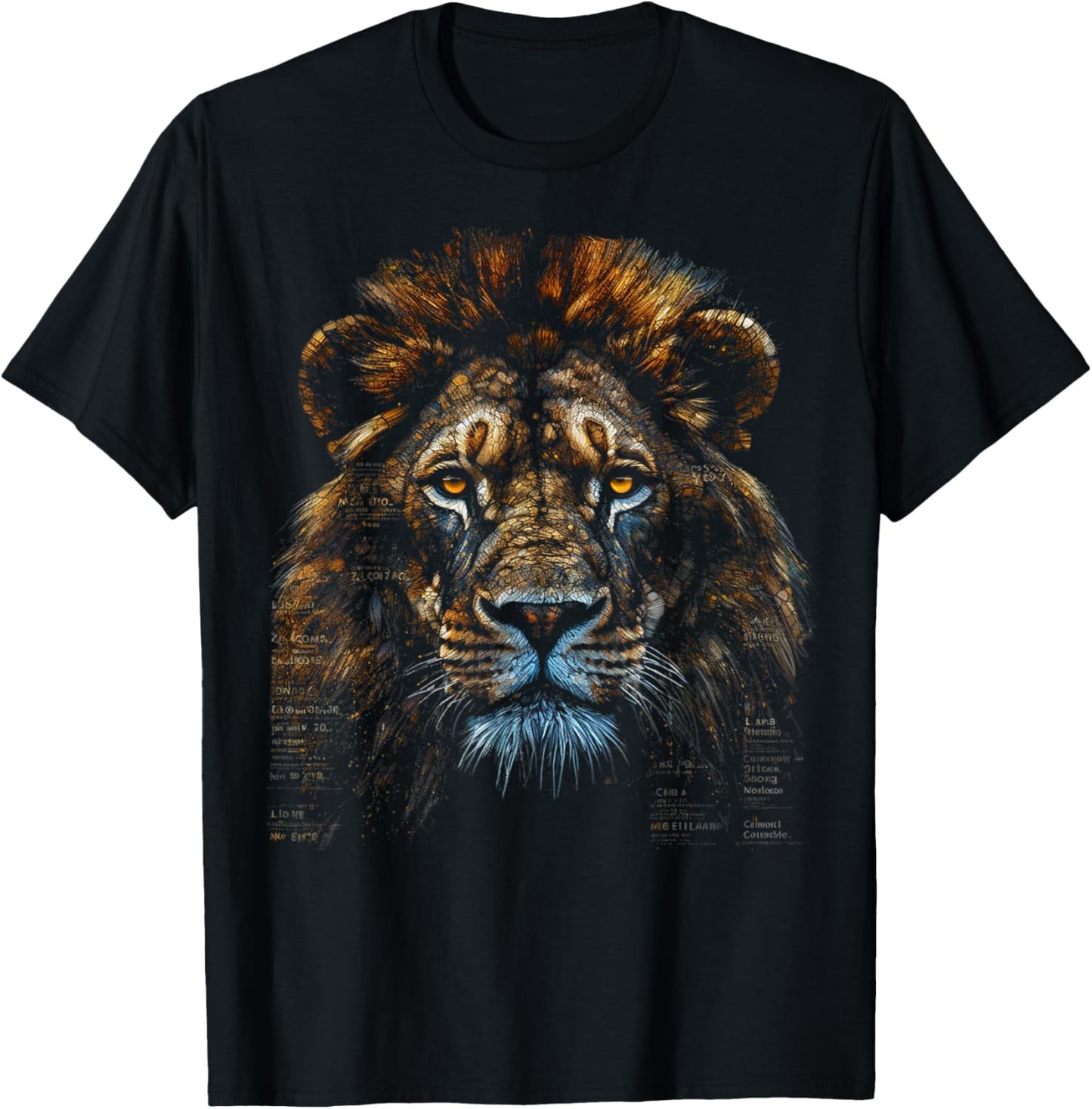 Löwe Fantasy Art - Tier Löwe T-Shirt - T-Shirt | Black
