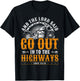Classic Christian Motorcycle Biker And The Lord Said Go Out T-Shirt - T-Shirt | Black