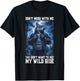 Cringy Wild Side Werewolf Meme Cringe Alpha Wolf T-Shirt - T-Shirt | Black