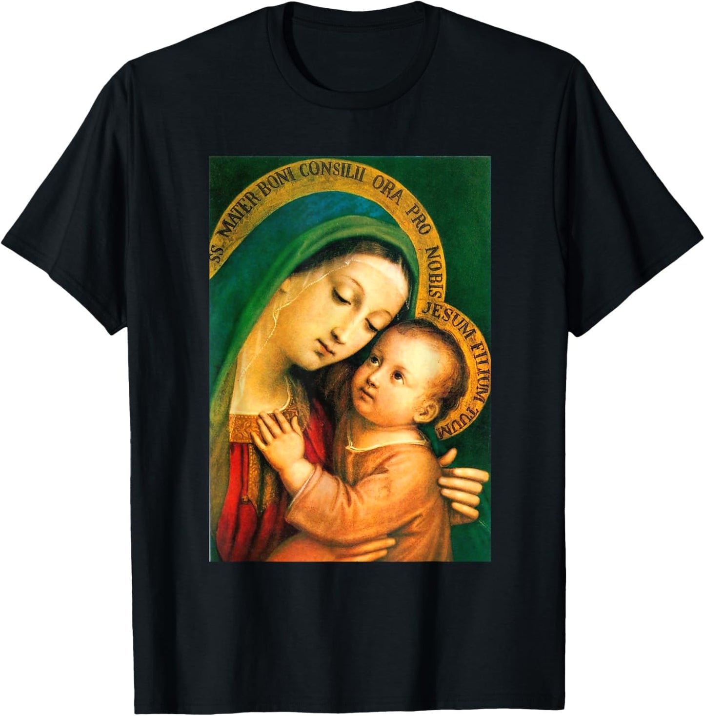 Our Lady Of Good Counsel T-Shirt - T-Shirt | Black