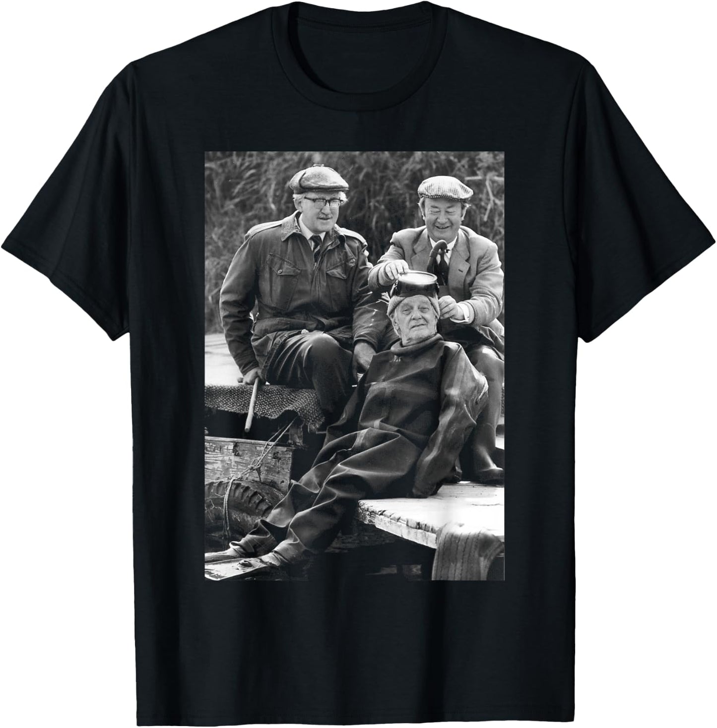Last of The Summer Wine 1981 Compo Simmonite & Co T-Shirt - T-Shirt | Black