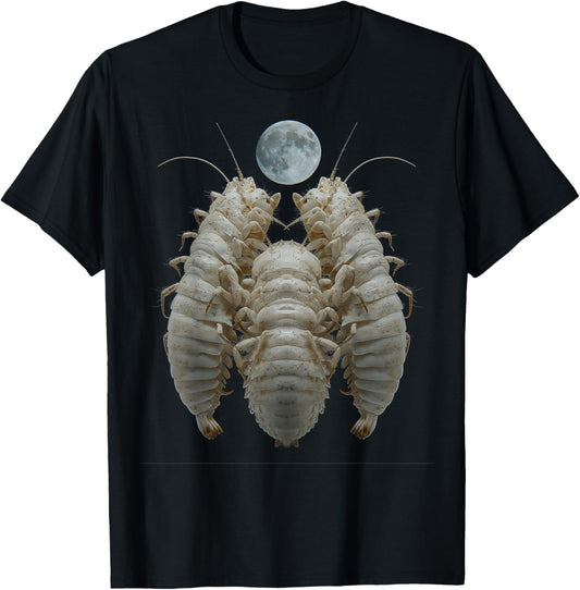 Isopods Isopod Howling Moon T-Shirt - T-Shirt | Black