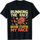 Running The Race Before Stuffing My Face Turkey Trot Running T-Shirt - T-Shirt | Black