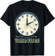 Time Flies Funny Clock Graphic Flying Bugs Pun T-Shirt - T-Shirt | Black