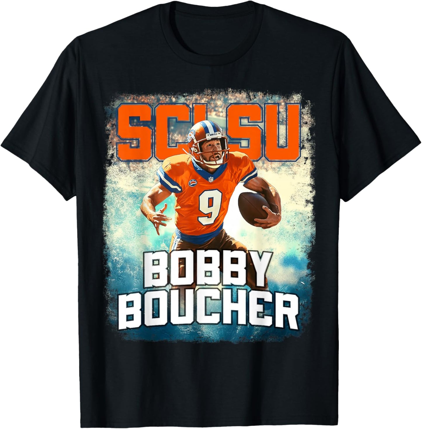 SCLSU Mud Dogs - Bobby Boucher The Waterboy T-Shirt - T-Shirt | Black