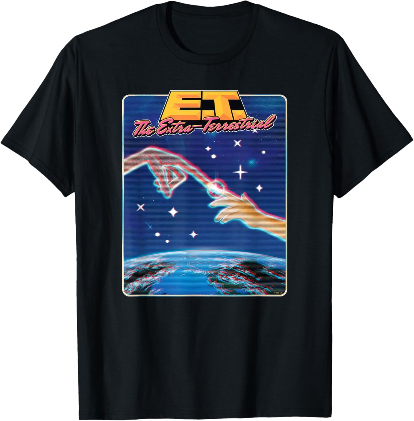 E.T. The Extra-Terrestrial 80's Style T-Shirt - T-Shirt | Black