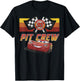 Disney Pixar Cars McQueen Pit Crew Red Distressed T-Shirt - T-Shirt | Black
