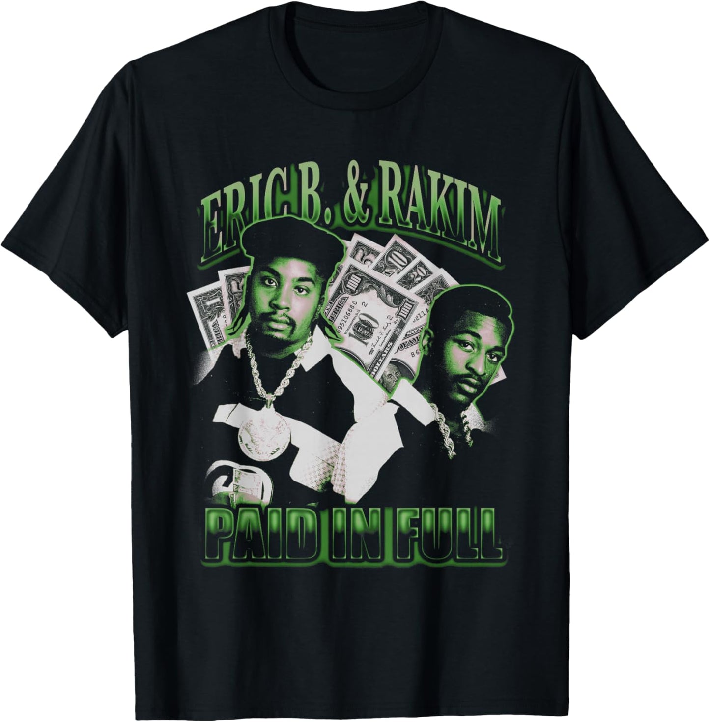 Eric B & Rakim – Paid In Full T-Shirt - T-Shirt | Black