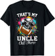 That's My Uncle Out There Football Fathers Day T-Shirt - T-Shirt | Black