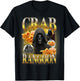 Crab Rangoon Meme Bootleg Rap Style Funny Hard Skeleton Meme T-Shirt - T-Shirt | Black