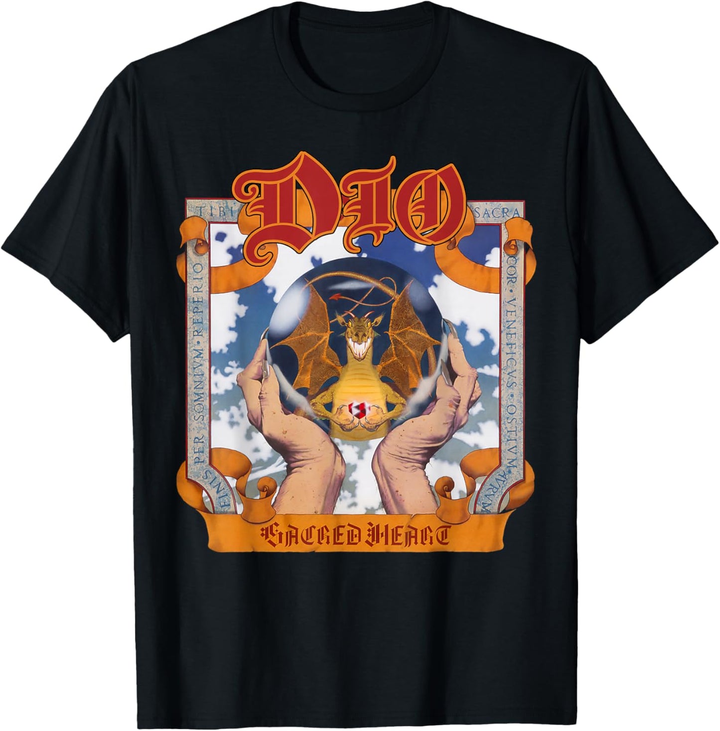 Dio – Sacred Heart Black T-Shirt - T-Shirt | Black