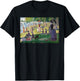 Seurat Sunday Afternoon Famous Painting By Seurat T-Shirt - T-Shirt | Black