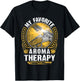 Funny Duck Hunting Top My Favorite Aromatherapy is Gun Smoke T-Shirt - T-Shirt | Black