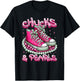 Pink Chucks And Pearls Women T-Shirt - T-Shirt | Black