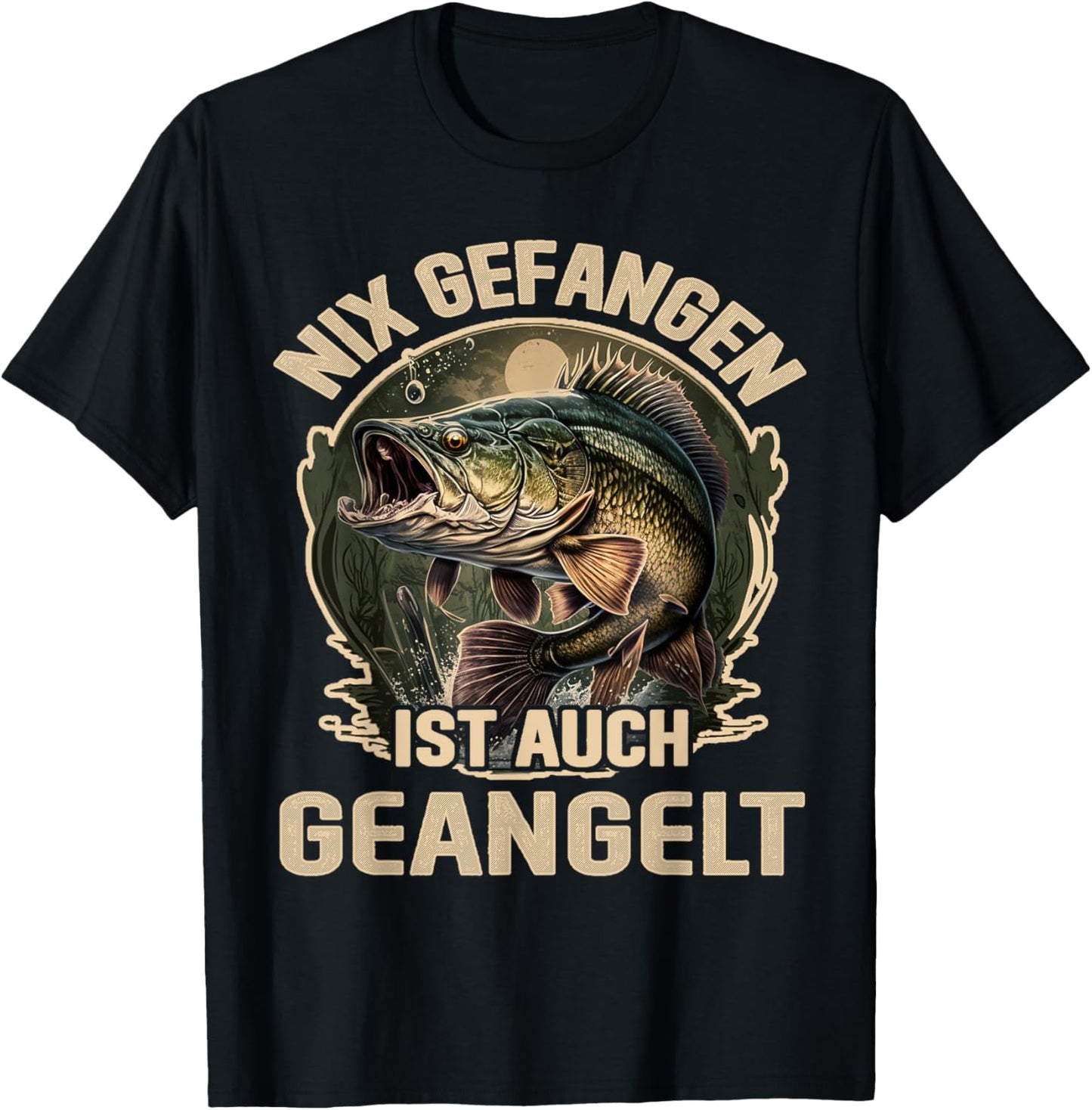 Angler Angeln lustige Angelsprüche Geschenk, Lustiges Angel , Schwarz, S T-Shirt - T-Shirt | Black