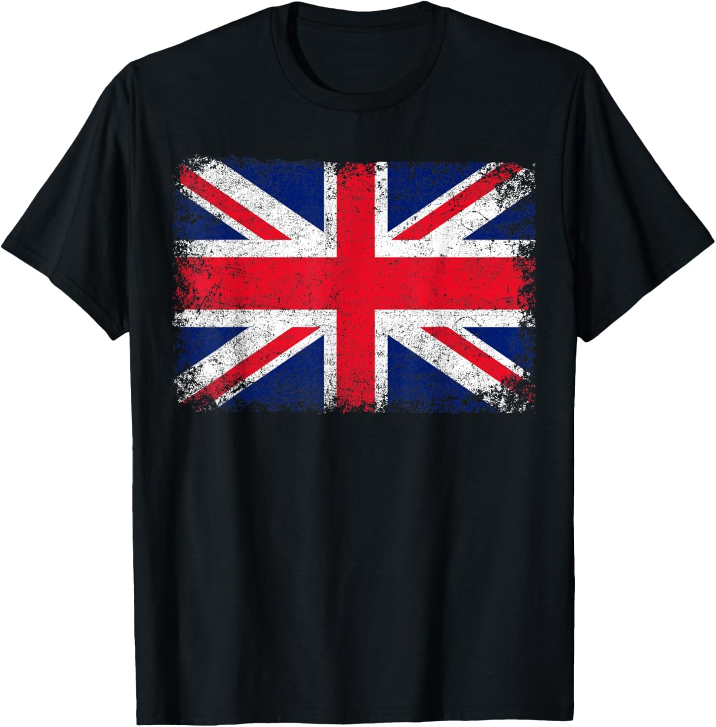 Union Jack Flag United Kingdom Great Britain England T-Shirt - T-Shirt | Black