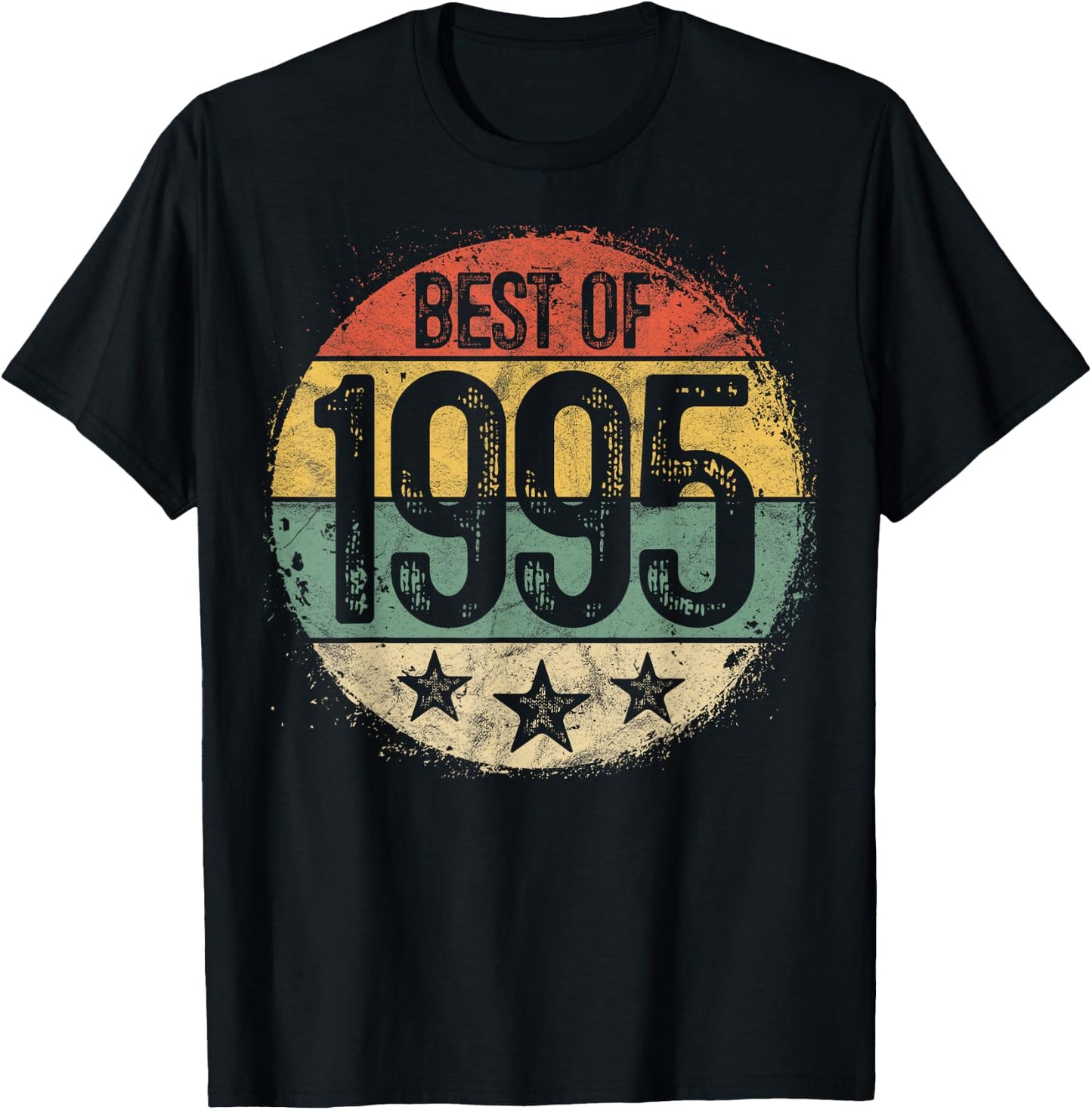 Best of 1995 30th Birthday Gifts Women 30 Year Old T-Shirt - T-Shirt | Black