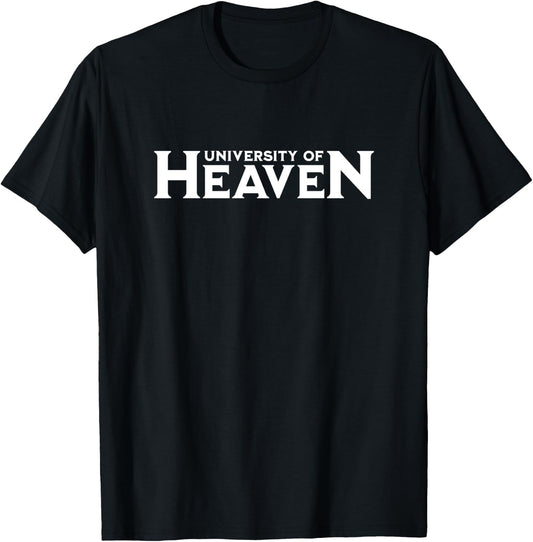 University of Heaven 3 / God So Loved Us All / John 3:16 T-Shirt - T-Shirt | Black